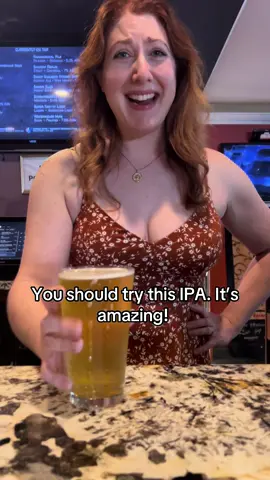 Who doesn’t love a juicy IPA? 🌲🍊At Supernatural Brewing we have two on tap already brewed and in a glass for you😅
