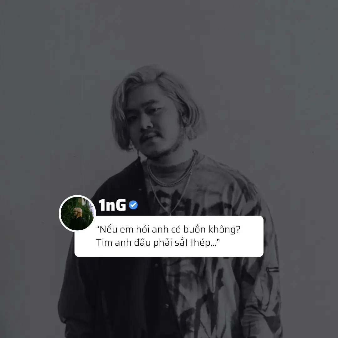 Nếu em hỏi anh có buồn không? Tim anh đâu phải sắt thép… #onlyyoumusic #tamtrang #buon #lyrics #1ng 