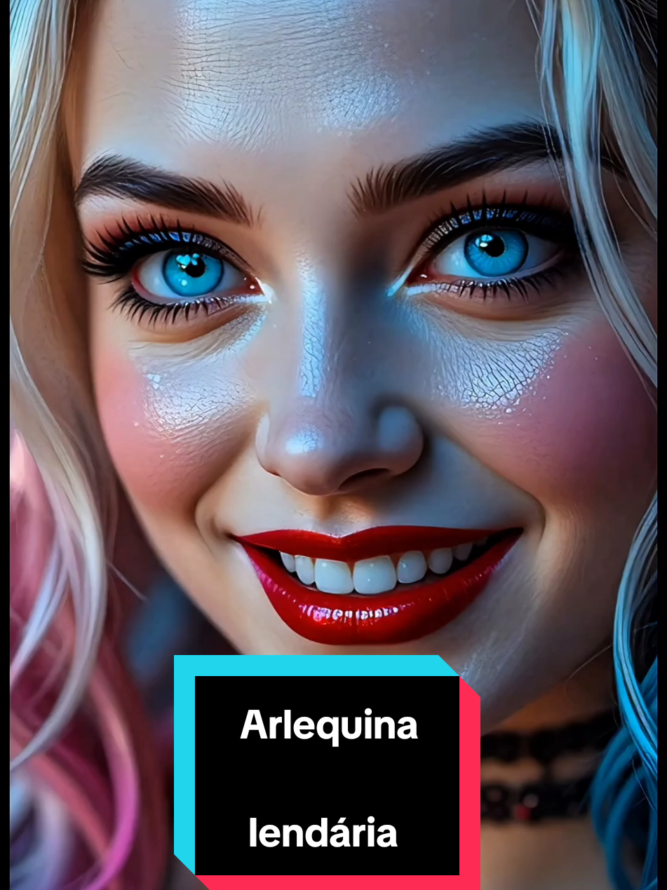 Arlequina lendária. Versão IA