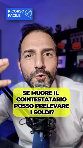 Conto cointestato e decesso Se è a firma disgiunta, il superstite può usare il conto anche dopo la morte dell’altro. ⚖️ Ma i soldi non sono tutti suoi: metà spettano agli eredi. Se è a firma congiunta, il conto si blocca fino alla successione.