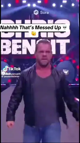 💀🫨 #aew #WWE #chrisbenoit #shocking #fyp