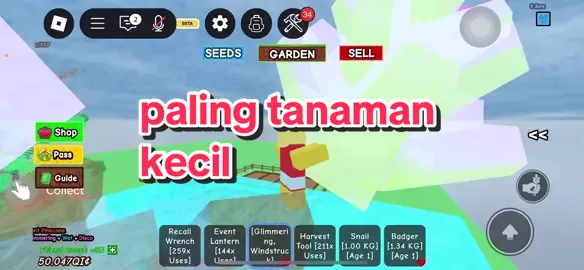 paling juga tanaman kecil😚😙#growagarden #robloxfyp #fypage #fypシ゚ #fyppppppppppppppppppppppp 