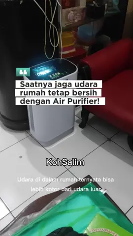 Jangan biarkan debu, bakteri, dan alergen mengganggu kesehatan keluarga. Saatnya jaga udara rumah tetap bersih dengan Air Purifier!  #AirPurifier #UdaraBersih #KeluargaSehat #AntiAlergi #HidupSehat 