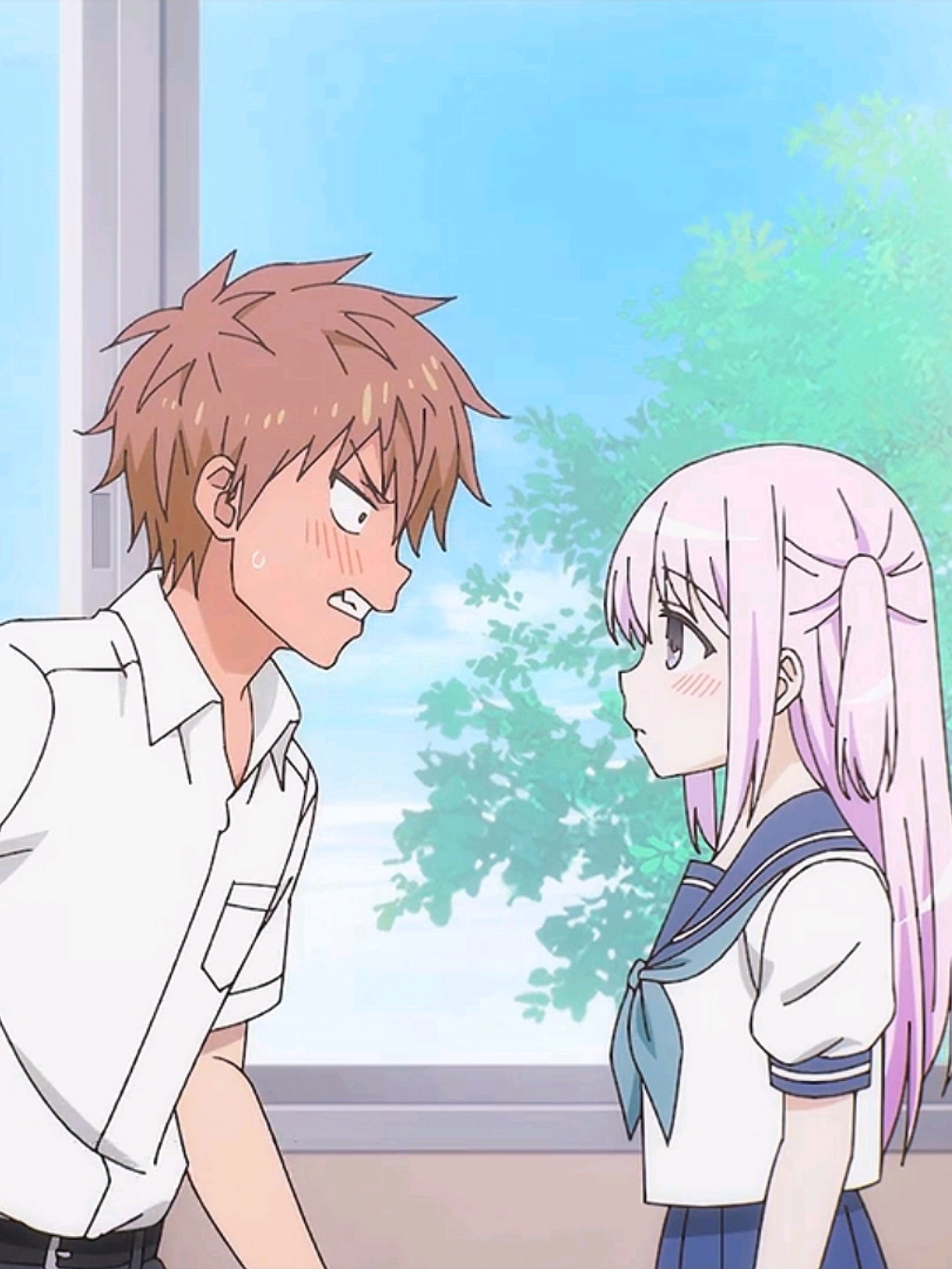 Baru Episode 1 Langsung Salah Paham 🤭 #kaonidenaikashiwadassantokaonideruotakun #inexpressivekashiwadaandexpressiveoota #kashiwadasan #ootakun #marganca 
