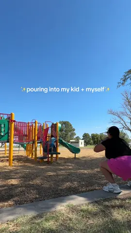 Working out while my kid plays isn’t selfish, it’s setting an example. He’s watching me take care of my body and learning that health is something we make time for, no matter how busy life gets. It’s my little moment to recharge while he’s having fun. And because I move my body, I actually have the energy to play with him instead of just watching from the bench. Moms already feel enough guilt but spending 30–45 minutes for yourself in a 12-hour day with little ones? That’s not selfish. That’s self love💛 #MomsofTikTok #motherhood #motivation #momfitness #postpartumfitness  