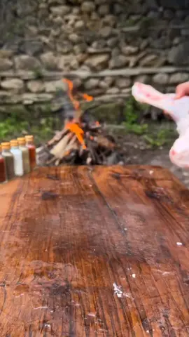 outdoor cooking #outdoorcooking #asmarcooking #tiktokfood 