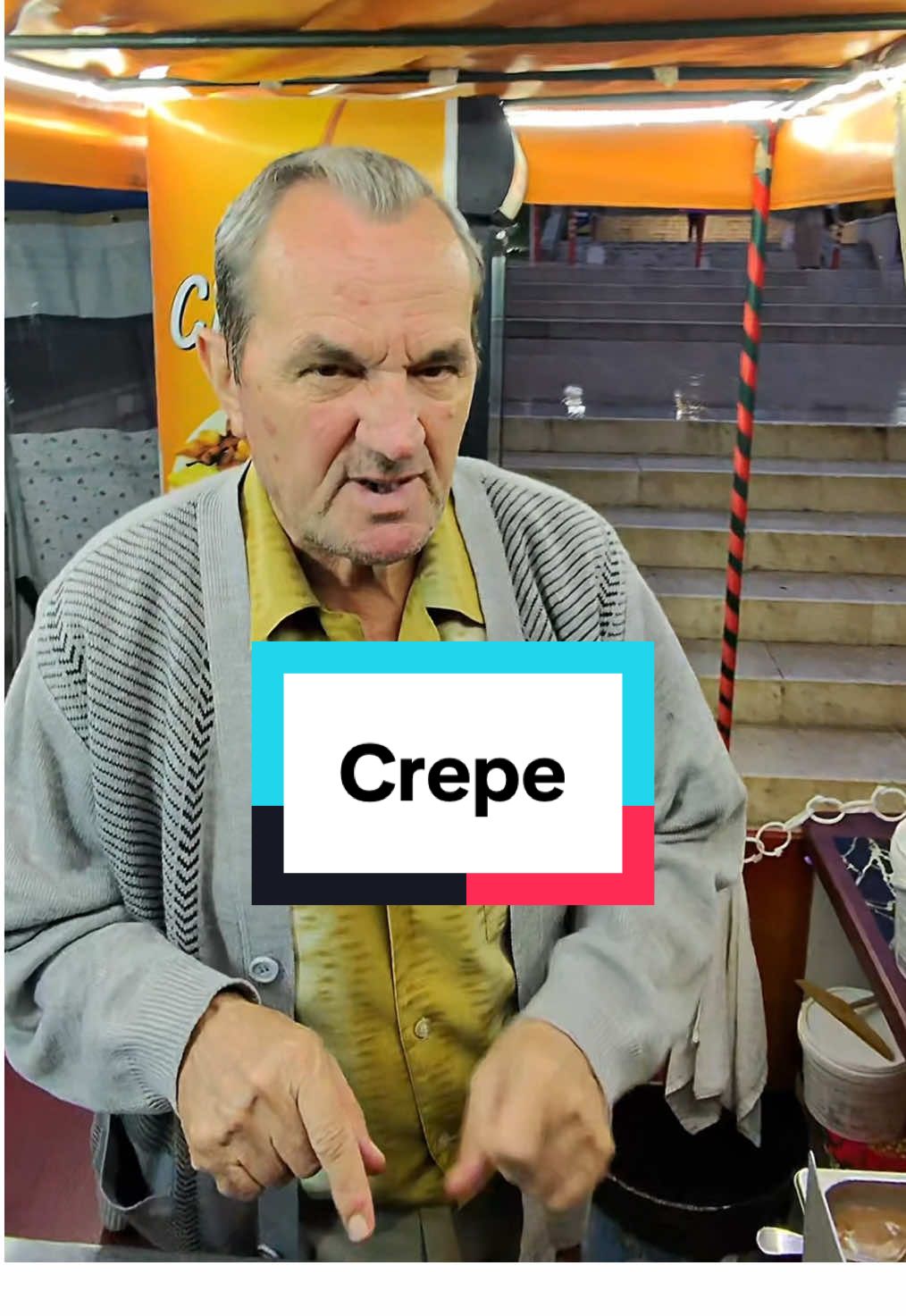 How much would this Crepe cost where you live? #dessert #crepe #kinderbueno 