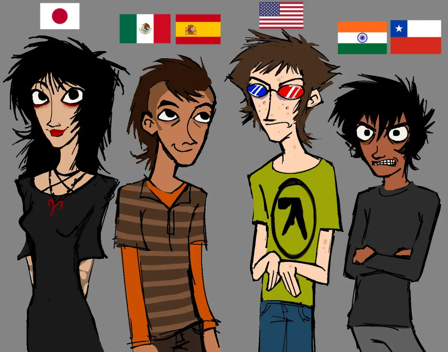 ermmm humanstuck headcanons !!! sorry if highbloods look poopoo i kinda rushed em. #homestuck #humanstuck #homestuckfanart 