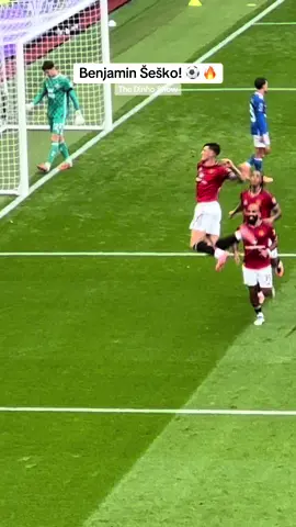 Benjamin Šeško scores against Sunderland 🔥 | Manchester United 2-0 Sunderland | Fan View Highlights #manchesterunited #mufc #football #reactions #sesko 
