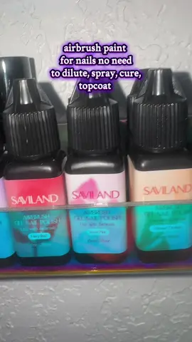 @Saviland @Saviland airbrush paint for nails #nails #airbrushnails #nailart #airbrush #fyp 
