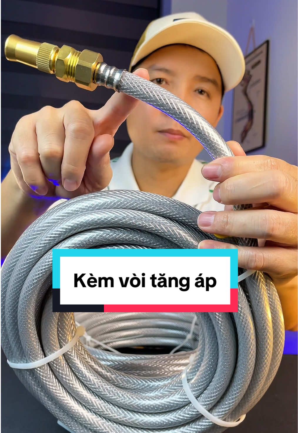Kèm vòi xịt tăng áp cho bộ vòi xịt rửa xe tưới cây đa năng #voixittangap #dayxitruaxe #daitivishop #tiktokshop 