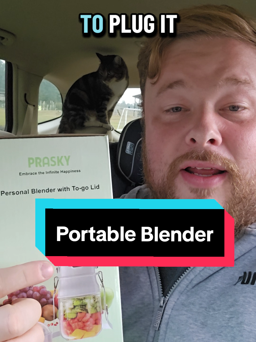 The best part of this portable blender is the amount of fruit and veggies I can now have on the go has drastically increased. I now can pack it full of frozen fruit, add my veggies, and then water and I am set. Include your favorite nutrition blend for a total package.  #smoothies #kitchen #tiktokshopblackfriday #tiktokshopfinds  #blender 