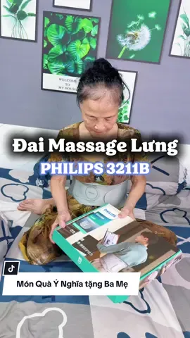 Món quà vừa chất lượng mà vừa ý nghĩa để dành tặng cho Ông Ba Cha Mẹ mình. Đai Massage Lưng Philips 3211B  #massagelung #massagephilips #massage #viral #suckhoe 