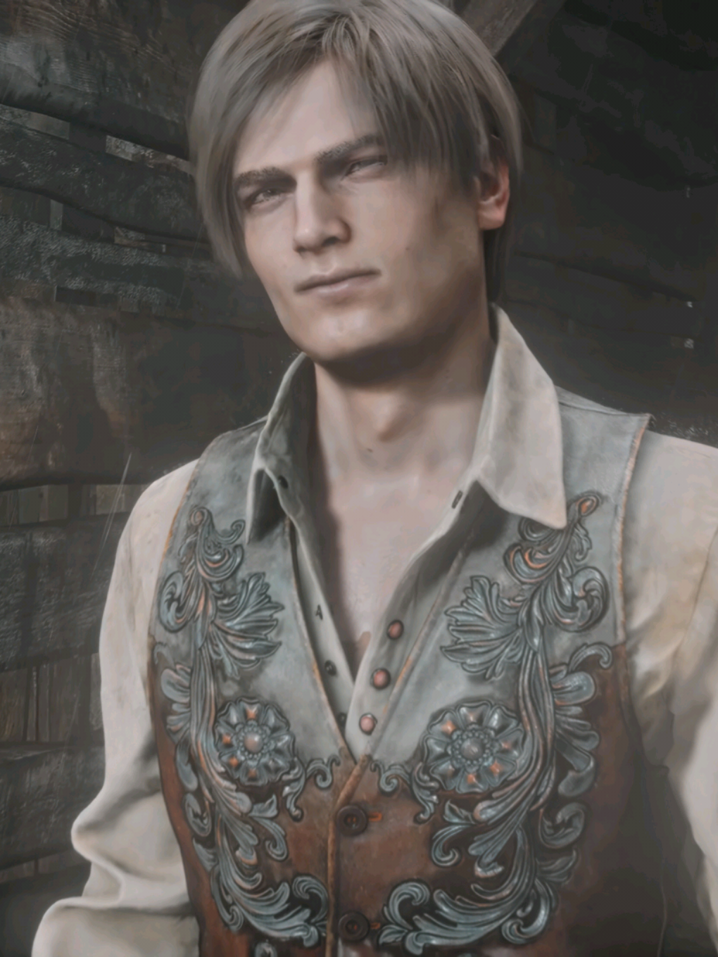 Hmm, wait a second, something's not right here.🤔 #RE4Remake #LeonKennedy #RE4 #FYP #Viral 