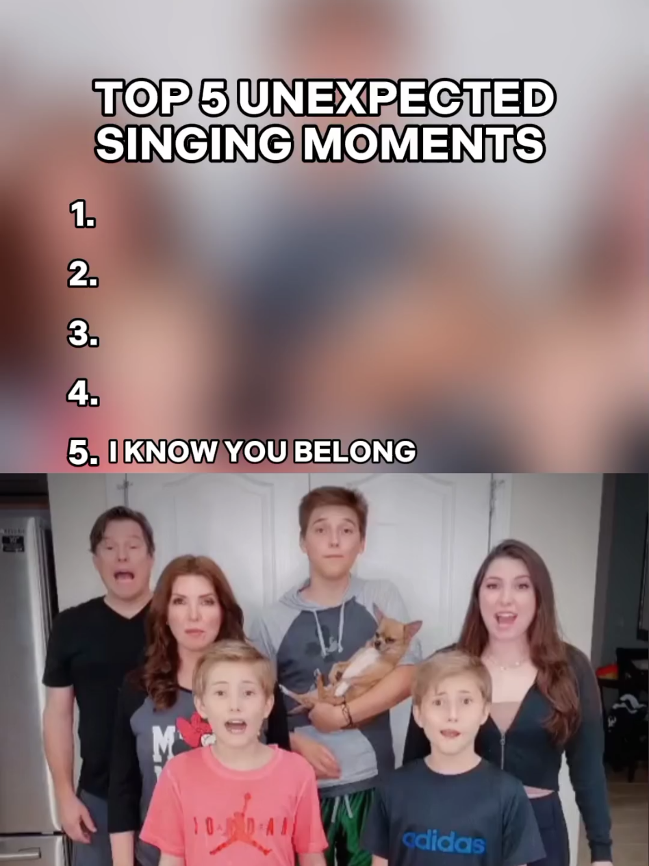 Top 5 Unexpected Singing Moments  #ranking #covers #voice #unexpected #fyp 