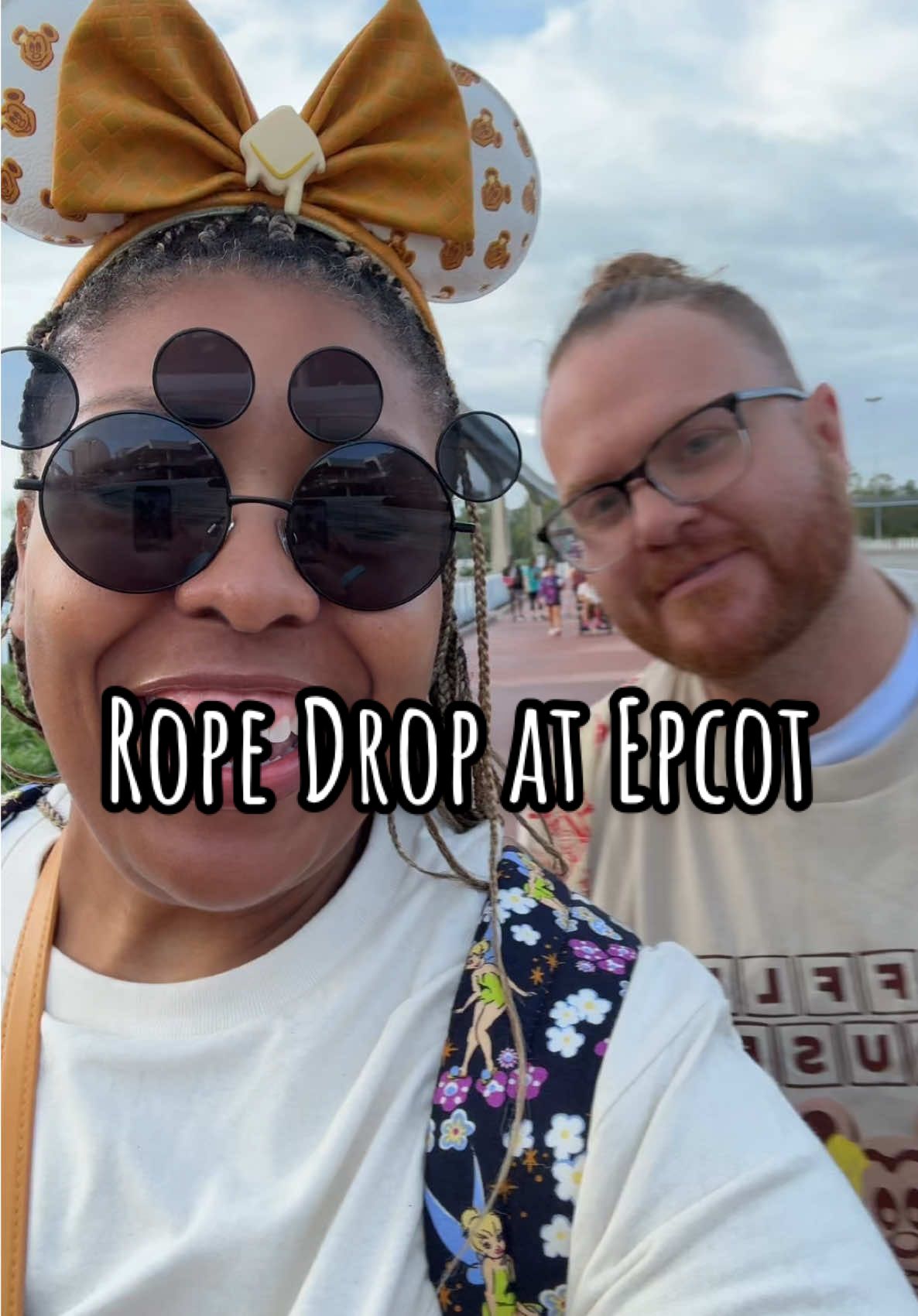 Rope Drop at Epcot! #disney #disneyadult #epcot #ropedrop #disneyworld@Disney Parks  