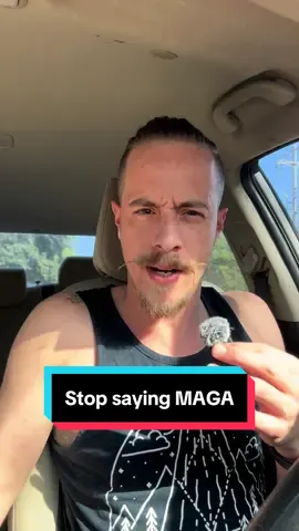 Explain to me like I’m 5 what you mean by make America great again. Stickers on page.