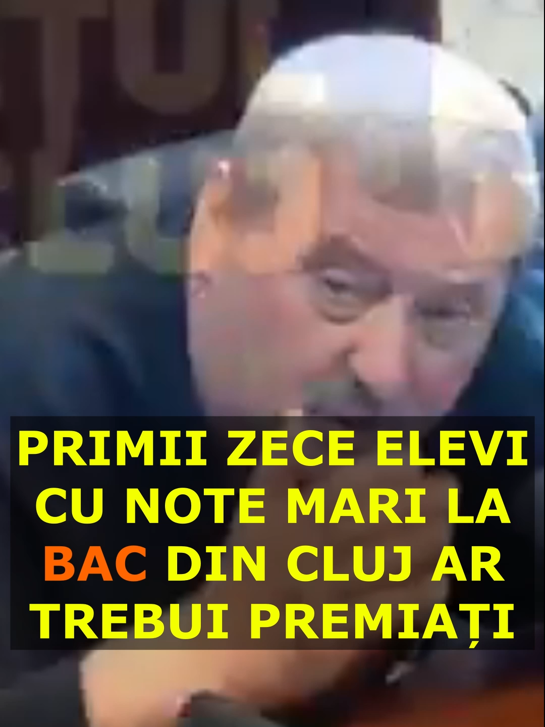 Dorel Secară: Primii zece elevi cu note mari la BAC din Cluj ar trebui premiați #elevi #bac #bacalaurerat #cluj #premiere #dorelsecara
