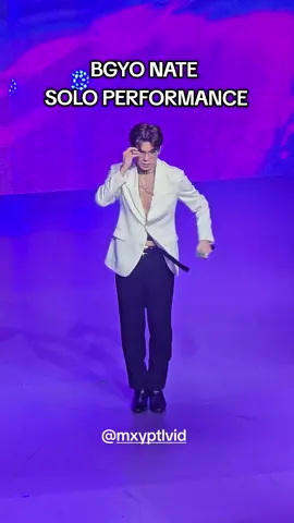 @BGYO PH @bgyo_nate solo performance #BGYOFirstSoloConcert #bgyo_ph #bgyo_nate 