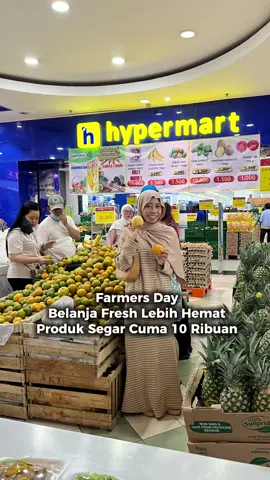 ✨Farmers Day✨ Belanja Fresh Lebih Hemat Produk Segar Cuma 10 Ribuan @Hypermart_id  Mulai dari buah-buahan dan sayuran  Cuss ahh langsung aja ke  🔍Hypermart Daan Mogot 📍Jl. Daan Mogot No.KM. 16.5 Lt.1, RT.8/RW.12 Karet, Kalideres, Kec. Kalideres, Kota Jakarta Barat Daerah Khusus Ibukota Jakarta 12920 ⏰ 10.00 - 22.00 wib #farmersday #hypermartdaanmogot #hypermartdaanmogotmall #hypermartjabodetabek #hypermartid      