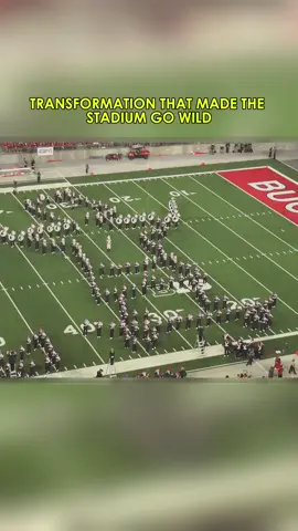 Transformation That Made The Stadium Go Wild 🏟️ #marchingband #drumline #drumcorps #halftimeshow #fnl 