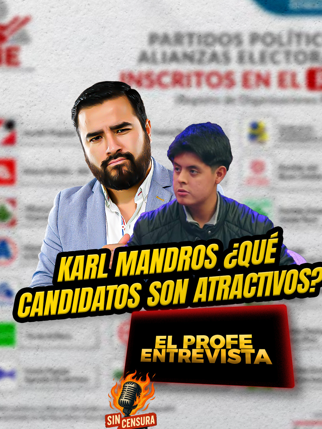KARL MANDROS ¿QUÉ CANDIDATOS SON ATRACTIVOS? #jorgeugarte #elprofesobreruedas #peru #parati #viral #paratii #fyp #libertandoperú #peruanos #lima #jorgeugarte2026 #karlmandros #rafaellopezaliaga