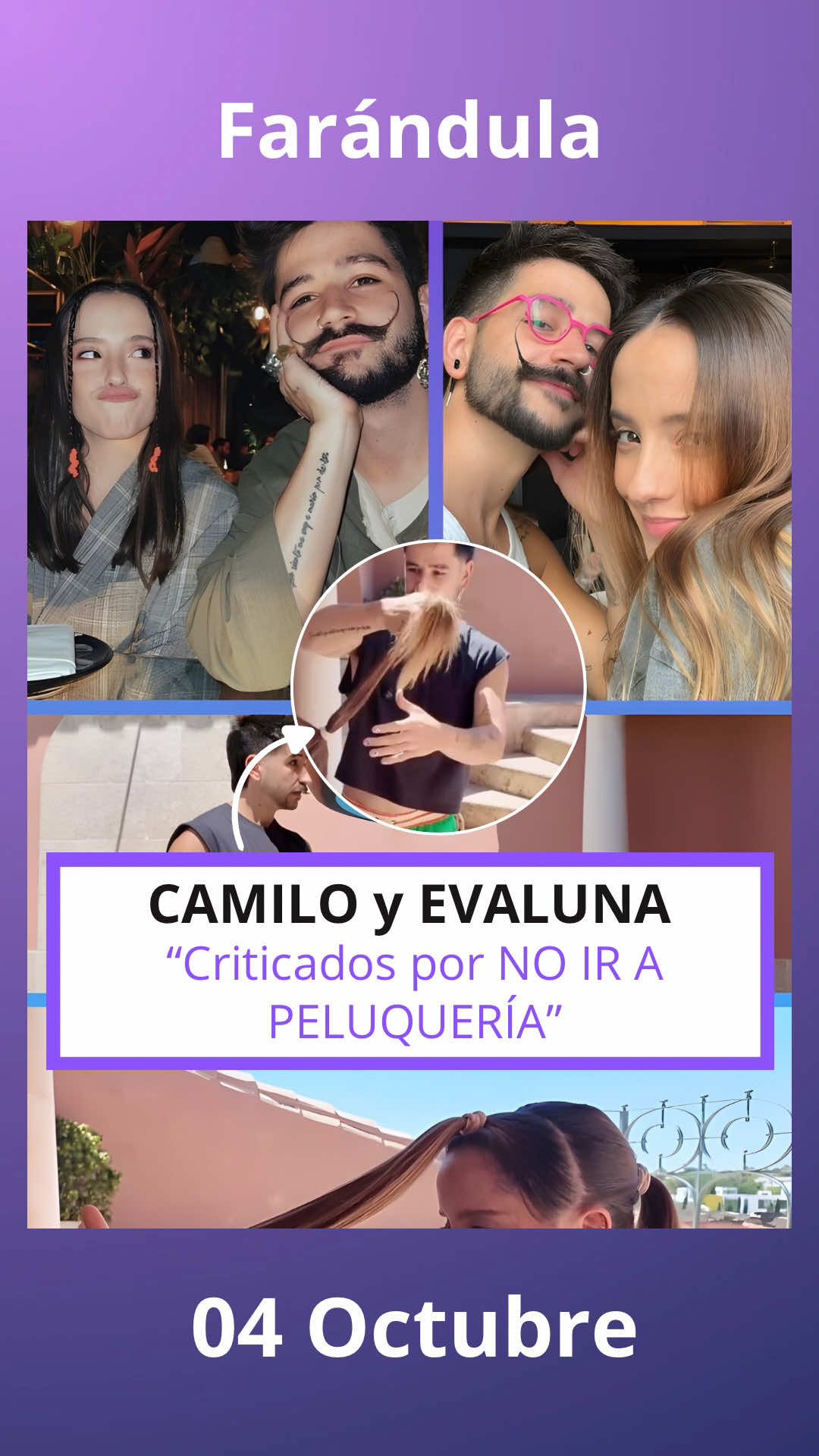 Camilo y EVALUNA CRITICADOS por no ir a una PELUQUERÍA #camilo #evaluna #camiloyevaluna 