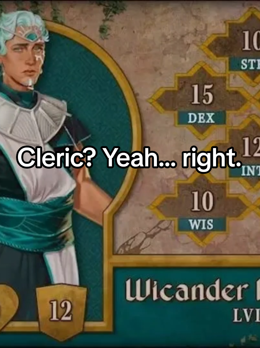 Nice try, Mr. Riegel. #campaign4 #criticalrole #dungeonsanddragons #daggerheart #isitthursdayyet 