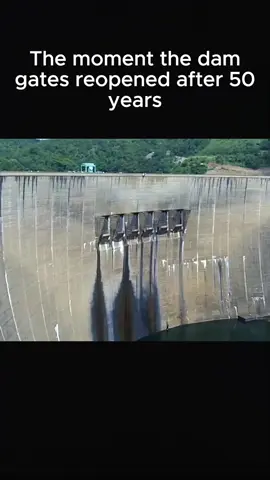 #viral #fypシ゚viral #foryou #moment #dam #opening #water #trending #alarm #release #hydroelectric #how #fyp #gate 
