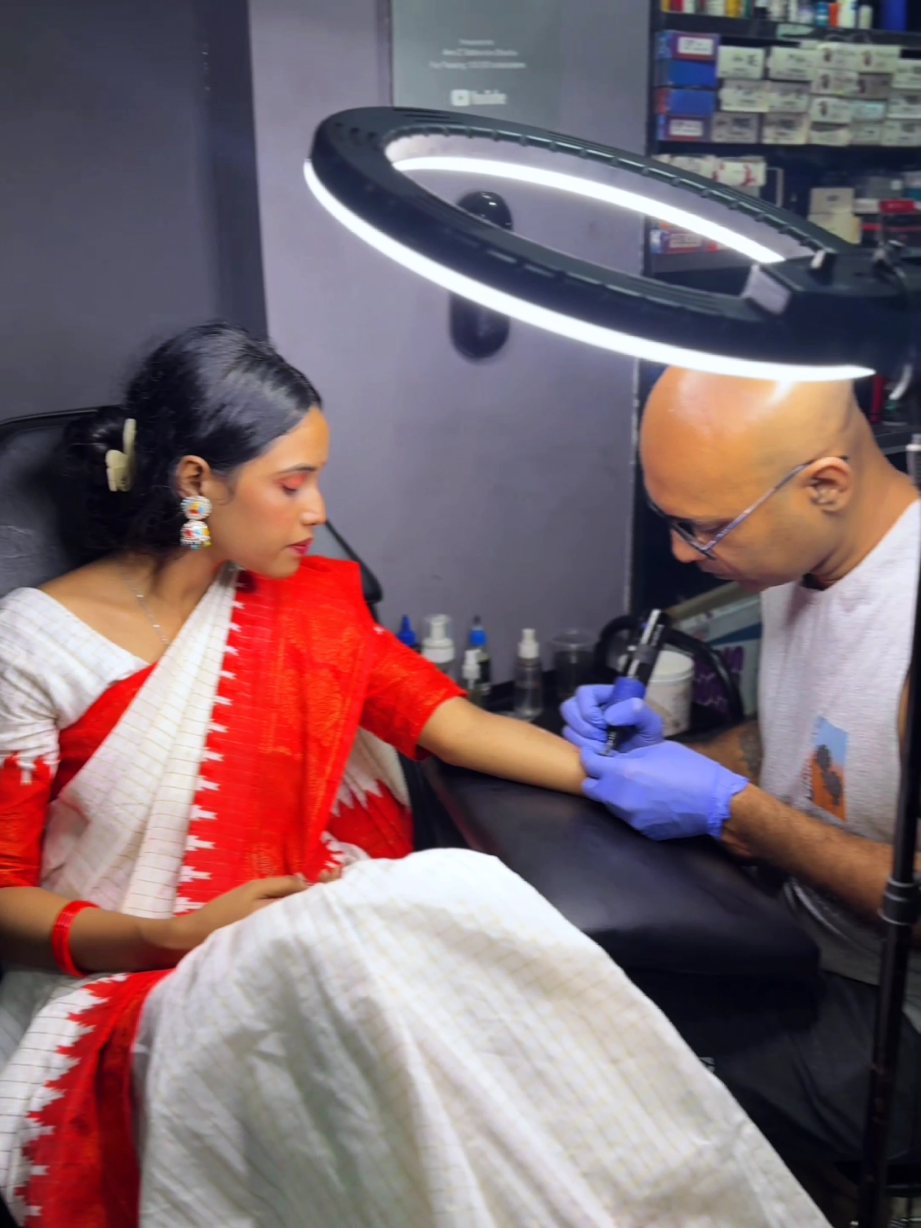 Krishna with feathers tattoo  #tattoo #ave_z_tattoo_inn_studio #aveztattooinn #krishna #foryou 