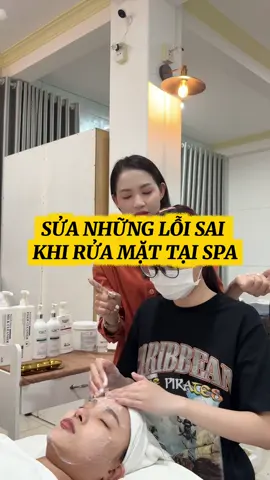 PHẦN 232 | Sửa lỗi sai khi rửa mặt cho học viên#đàotaohocvien #nhận_làm_tại_spa #học_xong_có_việc_làm #dược_mỹ_phẩm 