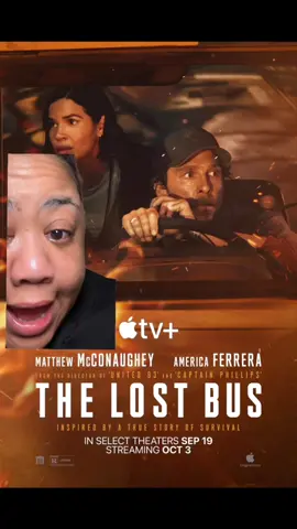 #thelostbus already has me tore up 😂😂😂 s/o to @Apple TV for the early screener #mathewmcconaughey #california #wildfires @Blumhouse 