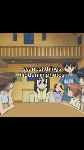 scariest things hidden in photos 😨  #azumangadaioh #azumangadaiohmemes #fypシ゚ #foryou #anime 