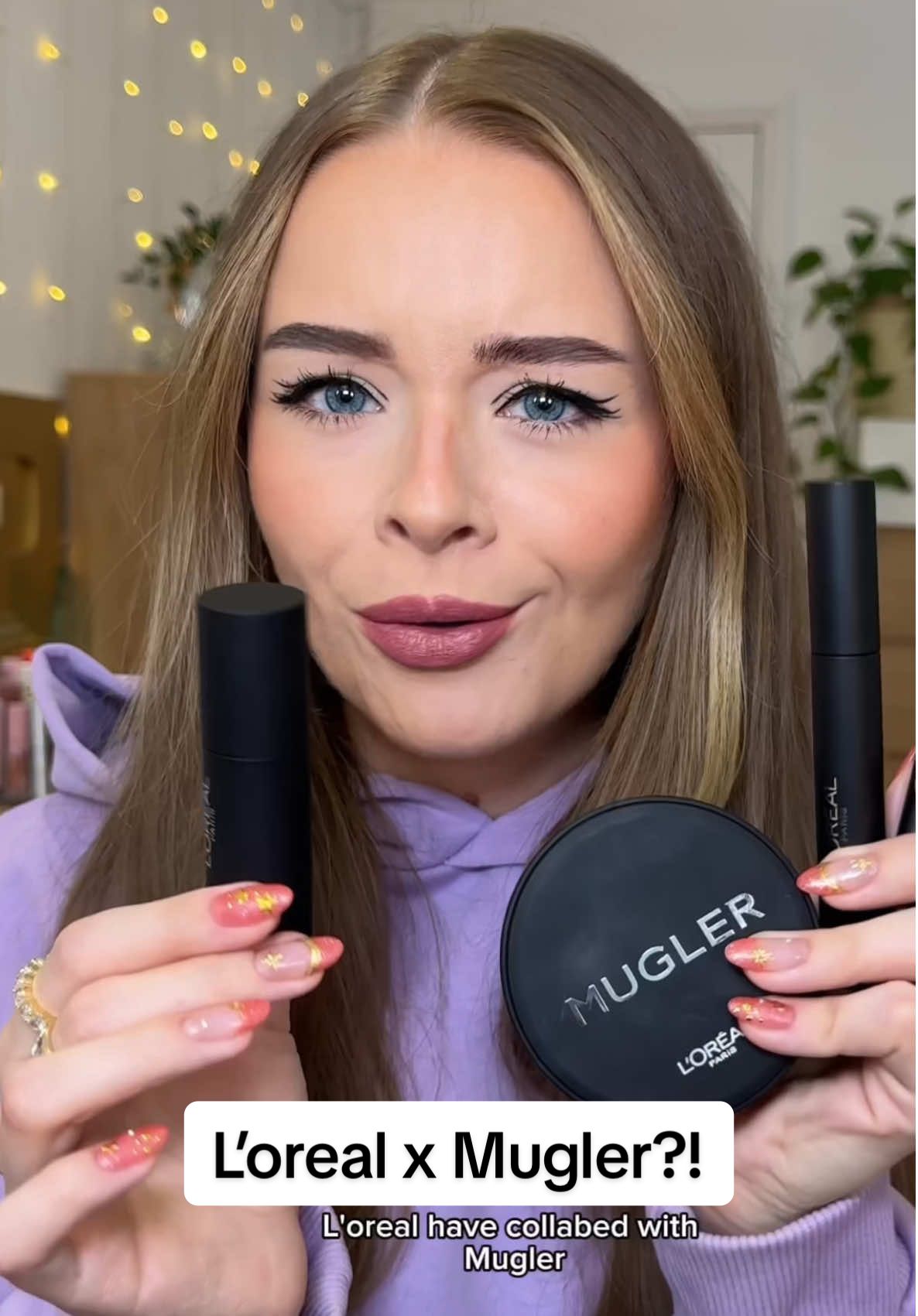 #ad @L'Oréal Paris UK  x @Mugler  ?! These products are so cool!! You can get the 5 exclusive makeup products for under £80 plus a free fragrance worth £30 and receive a free Mugler makeup bag when you buy either collection (while stocks last!) #makeup #lorealparisxmugler #lorealparissuperbrandday 