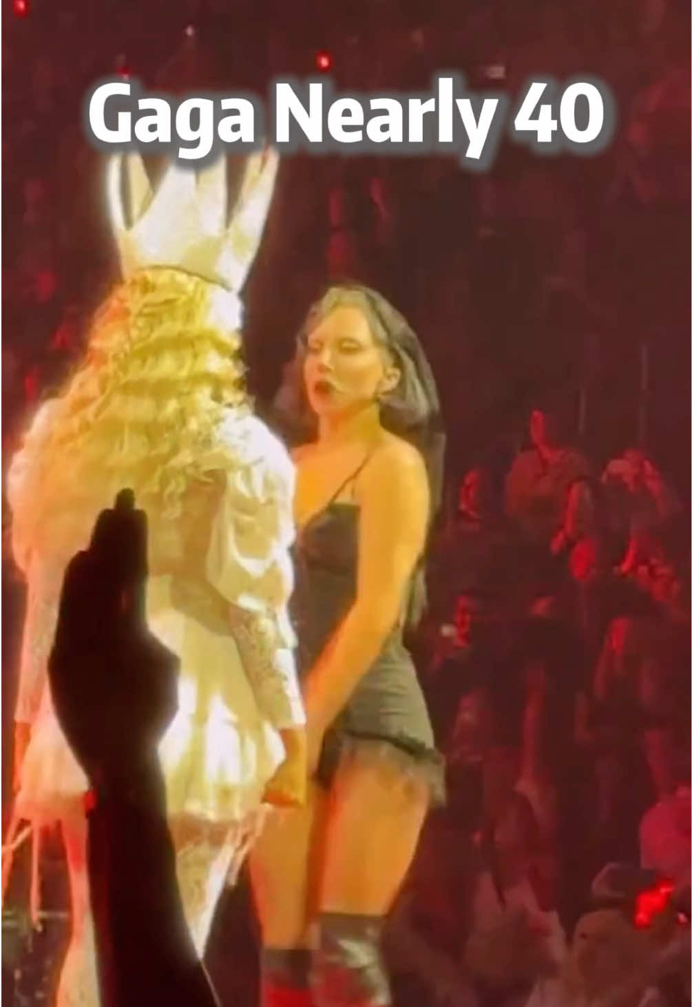 Some people are built different, 40 vs 20… Not the same.🤔 #LadyGaga #mayhemball #BornThisWay #QueenGaga #funny 