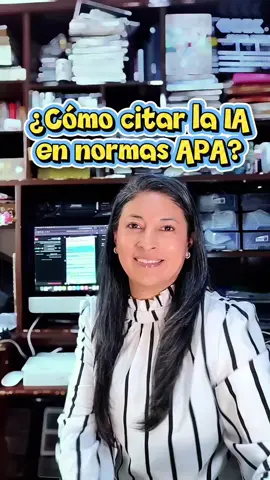¿Cómo citar la IA en normas APA? #IA #NormasApa #tips #kpopfyp #escrituraacadémica 