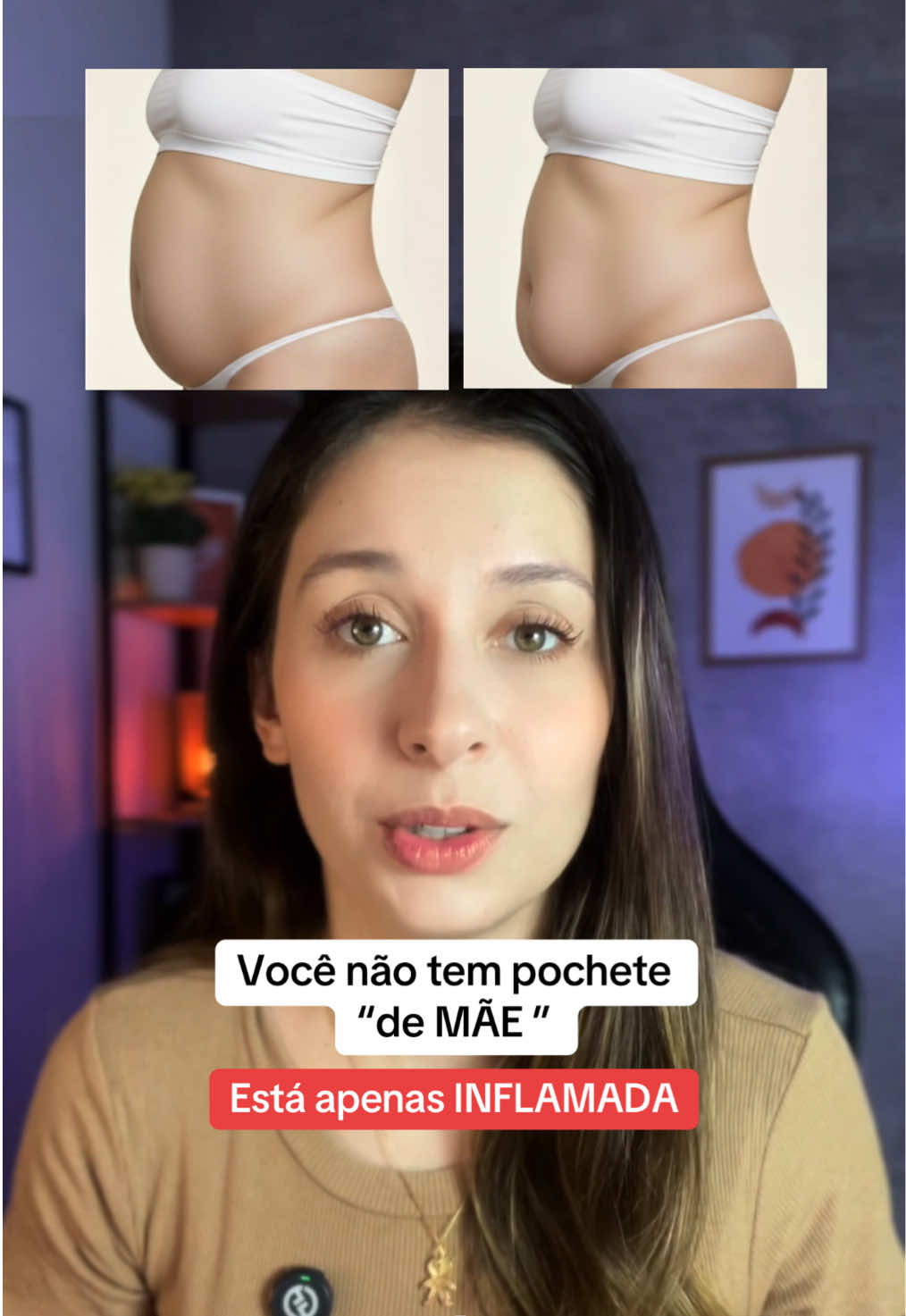 Corpo inflamando, não vai desinchar‼️  #magnesio #cortisolelevado #cortisol #saude #magnesioinositol 