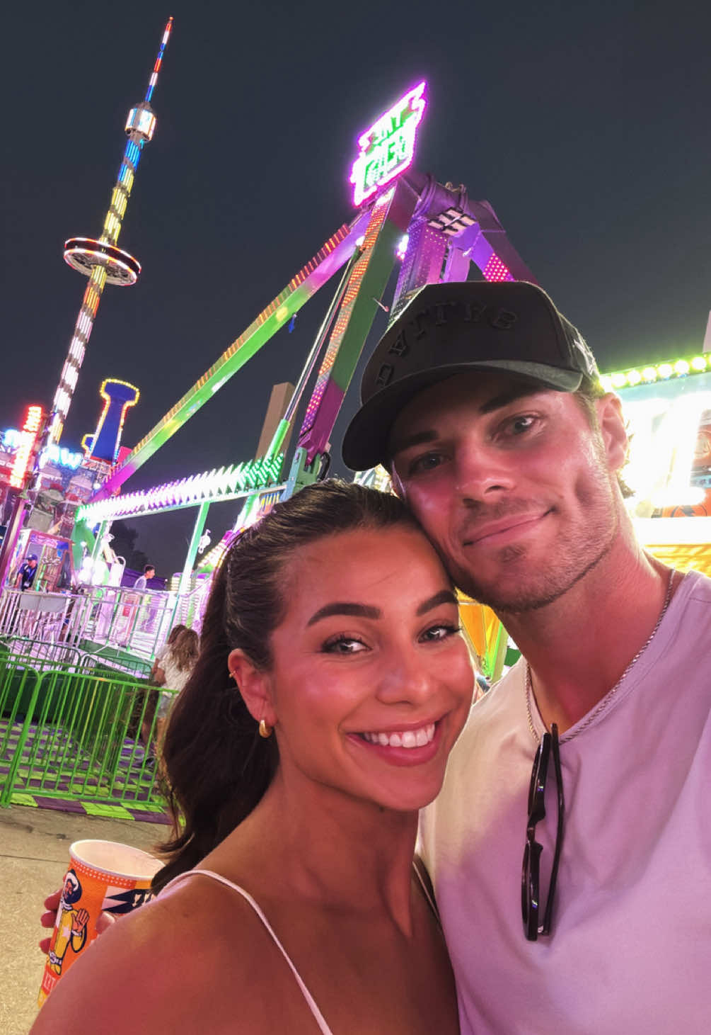 Yearly trip to the state fair✅🎡 What’s your favorite part of the fair if you’ve been?? . . #statefairoftexas #dallas #dallasthingstodo #texasstatefair #fyp 