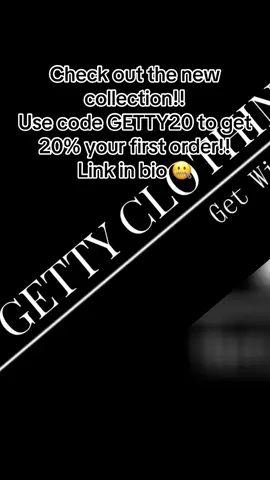 GETTY 20% off your first order! Click on the link below!  https://gettyclothing.myshopify.com/discount/GETTY20?redirect=%2Fcollections%2Ffrontpage  #GETTY #clothingdesign #upcoming #urbanstreetwear 