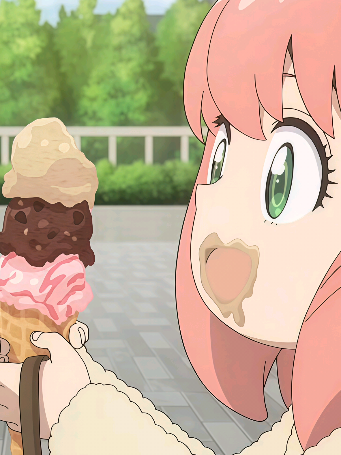 Anya likes Ice Cream 😭😋 #anyaforger #spyxfamily #animeedit #fyp #margakagenou 