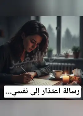 أعتذر لنفسي... عن كل مرة سكتُّ فيها خوفًا، وعن كل مرة بررتُ أذى غيري لأني خفت أكون قاسية. اليوم أعتذر لأنني لم أحمِ نفسي بما يكفي، وأعدها أن لا أُكرر ذلك أبدًا. #اعتذار_لنفسي #شفاء_الروح #رحلة_وعي #قوة_الأنثى #حب_الذات 