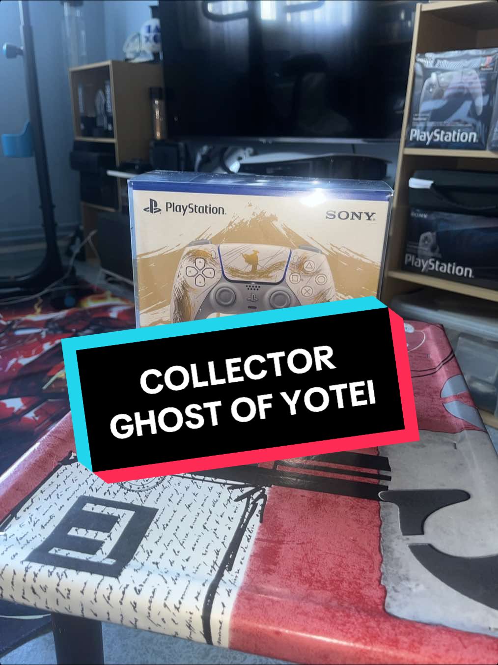 Manette PS5 collector Ghost of Yotei  Voici donc ma 6eme manettes et ma 3eme collector !! #ghostofyotei #manette #collector #playstation5 #jeuvideo 