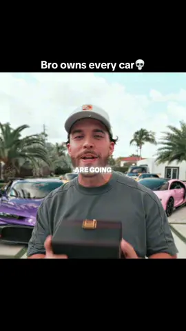 The most insane car collection yet💀 @fxalexg #fxalexg #bugatti #cars #millionaire #supercar 