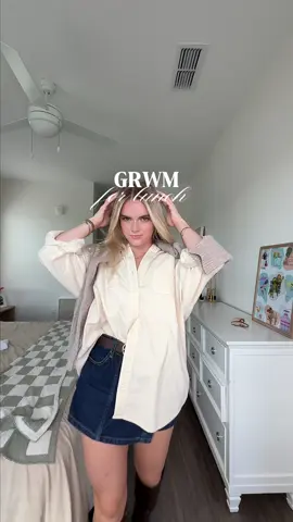 GRWM for a work lunch #grwm #getreadywithme #outfitoftheday #fallfashion 