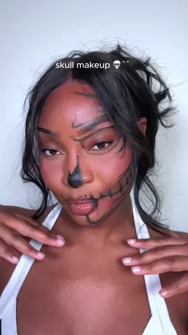 @mykaila ♡ all skulled out. 💀 This Halloween season, your makeup makes the costume.  Get this look: 🖤 'Swerve' Crème Gel Liner 💀 'BFF' Lippie Pencil 👻 'Chocolate Milkshake' Fresh Kiss Glossy Lip Balm  🦴 'Midnight Hour' Shadow Stix  🪦 'Disco Lady' Glitterally Obsessed 