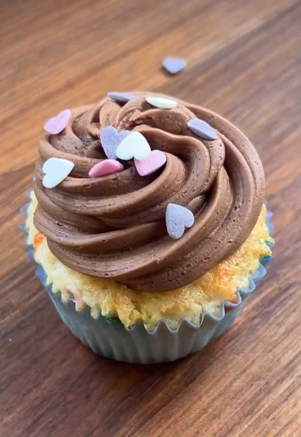 As soon as I came across @Food Network’s article featuring a single serving cupcake made from cake mix, mayonnaise, and water I knew I had to try it for myself… and I was very surprised by the results! 🧁 @heathfeasts (on Instagram) is a genius for coming up with this fun cupcake hack! Ingredients: 3 tablespoons cake mix 1 tablespoon mayo 1 tablespoon water Your cupcake topping of choice Instructions: Step 1: Prep. Preheat the oven to 350 degrees F and spray one well of a cupcake pan with nonstick spray. Step 2: Combine the ingredients. Add the cake mix, mayo and water to a small bowl. Stir the ingredients together until just combined. Step 3: Bake. Spoon the batter into the cupcake pan and bake until a toothpick inserted has no crumbs clinging to it, about 15 minutes. Cool the cupcake (or not) and frost it with anything you have around frosting from a can, jam, chocolate sauce, fluff.