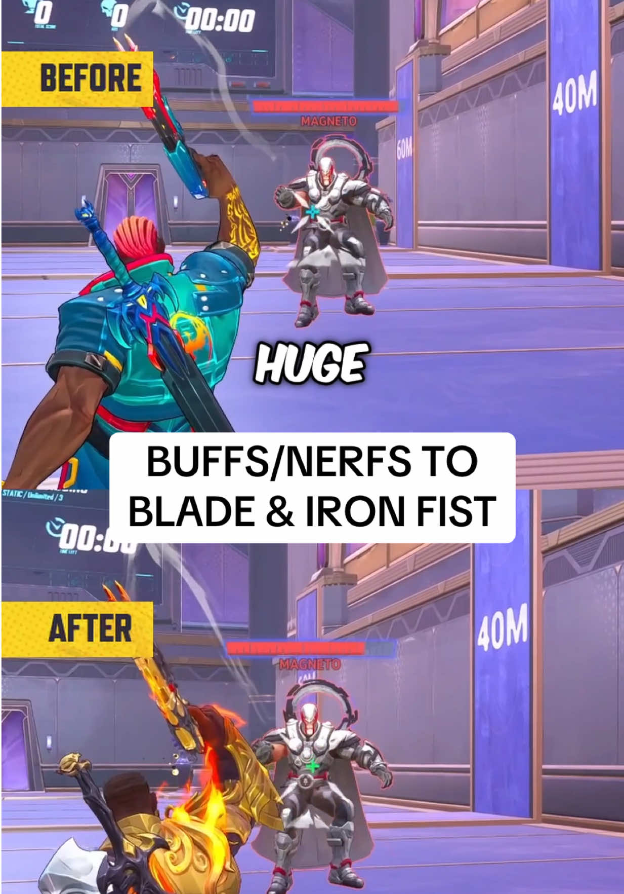 Twitch: Framebanger_ BUFFS/NERFS To Blade & Iron Fist #marvelrivals 