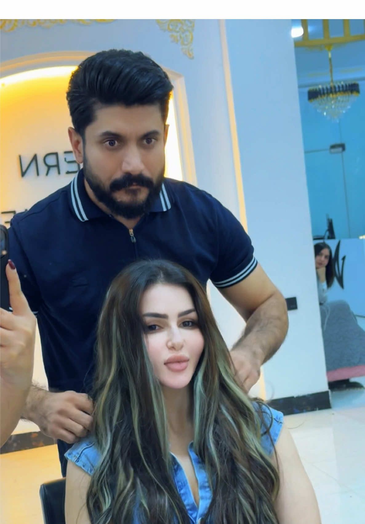 #arbil_iraq_sulaymanya_duhok_karkuk #موديرن_ومين #modernwomensalon #samanhairextention #samanhairstyle 