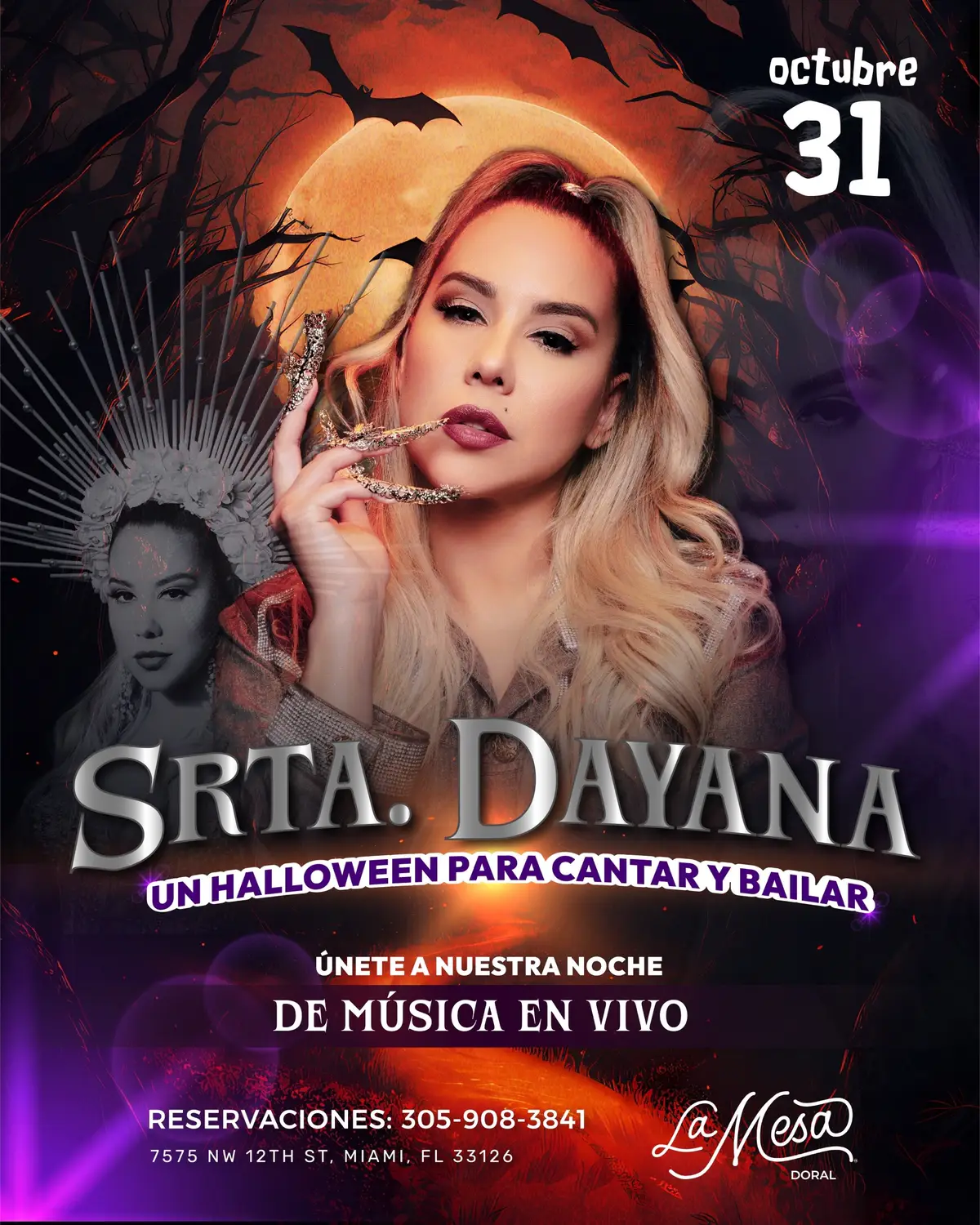 Familia los espero el próximo 31 de octubre en @La Mesa Miami para nuestro Halloween Party!! Lleva tú mejor disfraz que hay premio!! 🤑 Y la gozadera la garantizo yo!! 🙌🔥🎃🧟‍♀️🦹🏻‍♂️ PARA RESERVACIONES LLAMA AL  📲 305-908-3841 