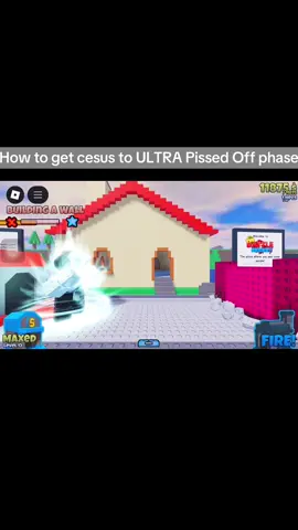 #thebattlebrickscesus #cesus #teapot #tarnishedtrowel #tarnished  phase 3 Cesus can't pick up the base or tarnished wall so he gets mad and becomes Ultra Pissed Off Cesus, regaining his health back, it somehow works as an anticheat I believe? 